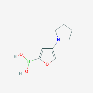 (4-(Pyrrolidin-1-yl)furan-2-yl)boronic acid