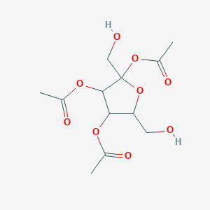 2,5-Bis(hydroxymethyl)tetrahydrofuran-2,3,4-triyl triacetate