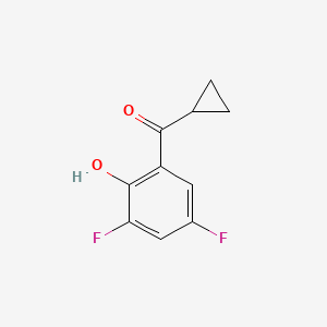 2-Cyclopropanecarbonyl-4,6-difluorophenol