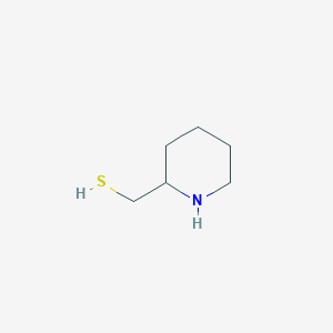 molecular formula C6H13NS B13325793 Piperidin-2-ylmethanethiol 