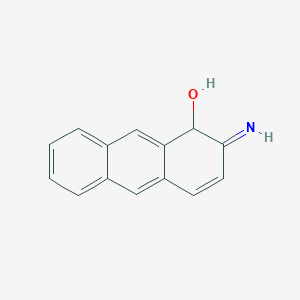 molecular formula C14H11NO B13325835 2-Imino-1,2-dihydroanthracen-1-ol 