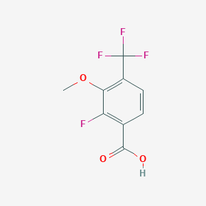 2-Fluoro-3-methoxy-4-(trifluoromethyl)benzoic acid