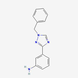 3-(1-Benzyl-1H-1,2,4-triazol-3-YL)aniline