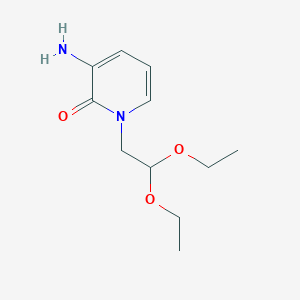 3-Amino-1-(2,2-diethoxyethyl)pyridin-2(1H)-one