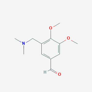 3-((Dimethylamino)methyl)-4,5-dimethoxybenzaldehyde