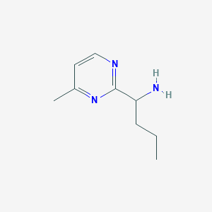 1-(4-Methylpyrimidin-2-yl)butan-1-amine