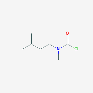 molecular formula C7H14ClNO B13325960 N-methyl-N-(3-methylbutyl)carbamoyl chloride 