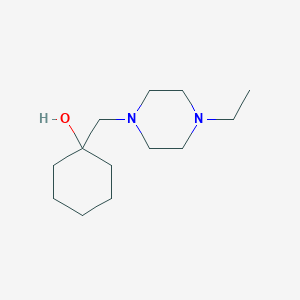 1-((4-Ethylpiperazin-1-yl)methyl)cyclohexan-1-ol