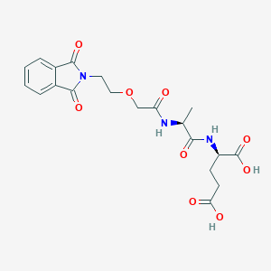 N-(2-(2-phthalimidoethoxy)acetyl)-L-alanyl-D-glutamic acid