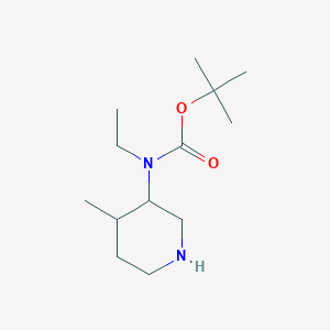 tert-Butyl ethyl(4-methylpiperidin-3-yl)carbamate