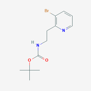 tert-butyl N-[2-(3-bromopyridin-2-yl)ethyl]carbamate