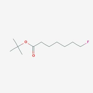 molecular formula C11H21FO2 B13326068 tert-Butyl 7-fluoroheptanoate 