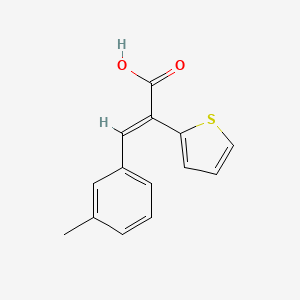 3-(3-Methylphenyl)-2-thien-2-ylacrylic acid