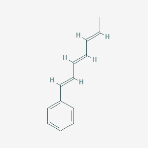 molecular formula C13H14 B13326086 (1E,3E,5E)-Hepta-1,3,5-trien-1-ylbenzene 