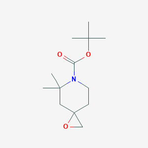 tert-Butyl 5,5-dimethyl-1-oxa-6-azaspiro[2.5]octane-6-carboxylate