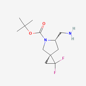 tert-Butyl (3S,6S)-6-(aminomethyl)-1,1-difluoro-5-azaspiro[2.4]heptane-5-carboxylate