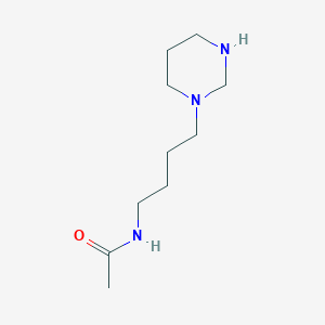 molecular formula C10H21N3O B13326169 N-(4-(Tetrahydropyrimidin-1(2H)-yl)butyl)acetamide 