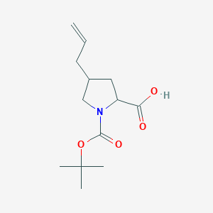 4-Allyl-1-(tert-butoxycarbonyl)pyrrolidine-2-carboxylic acid