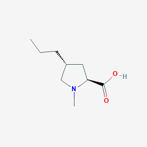 B133262 (trans)-4-Propyl-1-methyl-L-proline CAS No. 13380-36-4