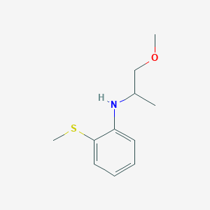 N-(1-Methoxypropan-2-yl)-2-(methylsulfanyl)aniline