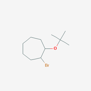 1-Bromo-2-(tert-butoxy)cycloheptane