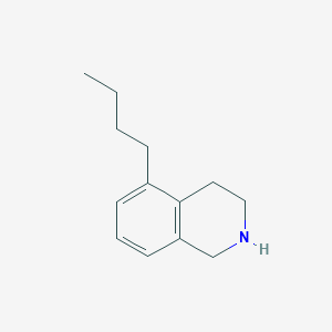 molecular formula C13H19N B13326294 5-Butyl-1,2,3,4-tetrahydroisoquinoline 