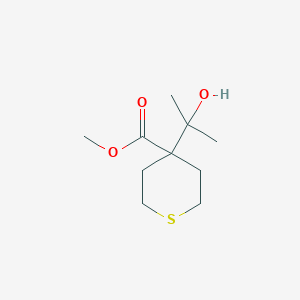 Methyl 4-(2-hydroxypropan-2-yl)thiane-4-carboxylate