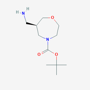 tert-Butyl (R)-6-(aminomethyl)-1,4-oxazepane-4-carboxylate