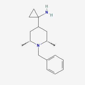 Rel-1-((2R,6S)-1-benzyl-2,6-dimethylpiperidin-4-yl)cyclopropan-1-amine