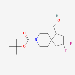 tert-Butyl 3,3-difluoro-1-(hydroxymethyl)-8-azaspiro[4.5]decane-8-carboxylate