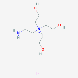 2-Amino-N,N,N-tris(2-hydroxyethyl)ethanaminium iodide