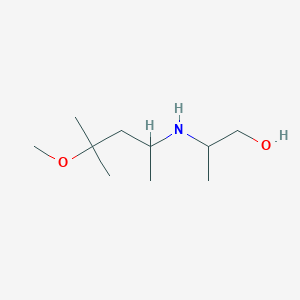 2-[(4-Methoxy-4-methylpentan-2-yl)amino]propan-1-ol