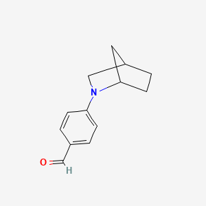 4-(2-Azabicyclo[2.2.1]heptan-2-yl)benzaldehyde