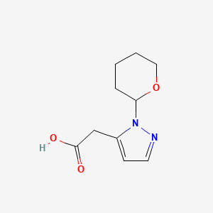 2-(1-(Tetrahydro-2H-pyran-2-yl)-1H-pyrazol-5-yl)acetic acid