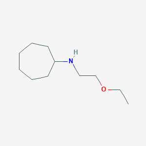 molecular formula C11H23NO B13326379 N-(2-ethoxyethyl)cycloheptanamine 