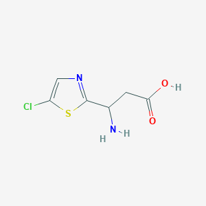 3-Amino-3-(5-chloro-1,3-thiazol-2-yl)propanoic acid