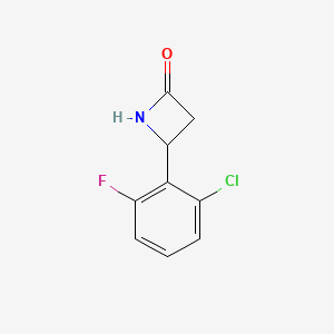 4-(2-Chloro-6-fluorophenyl)azetidin-2-one