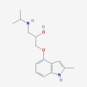 molecular formula C15H22N2O2 B133264 美平多洛 CAS No. 23694-81-7