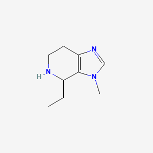 molecular formula C9H15N3 B13326414 4-Ethyl-3-methyl-3H,4H,5H,6H,7H-imidazo[4,5-C]pyridine 