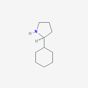 molecular formula C10H19N B13326418 (S)-2-Cyclohexylpyrrolidine 