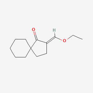 2-(Ethoxymethylidene)spiro[4.5]decan-1-one