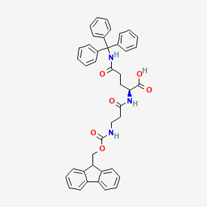 Fmoc-N2-(3-aminopropanoyl)-N5-trityl-L-glutamine