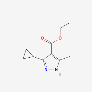 ethyl 5-cyclopropyl-3-methyl-1H-pyrazole-4-carboxylate