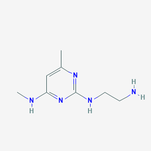 N2-(2-aminoethyl)-N4,6-dimethylpyrimidine-2,4-diamine