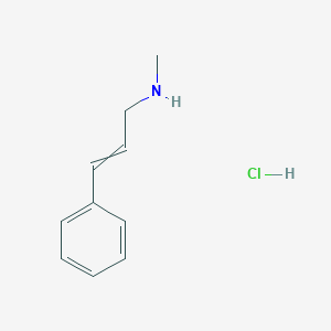 N-methyl-3-phenylprop-2-en-1-amine;hydrochloride