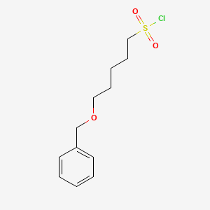 5-(Benzyloxy)pentane-1-sulfonyl chloride