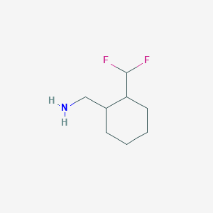 molecular formula C8H15F2N B13326611 [2-(Difluoromethyl)cyclohexyl]methanamine CAS No. 1421601-15-1