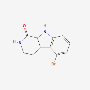 5-Bromo-2,3,4,4a,9,9a-hexahydro-1H-pyrido[3,4-b]indol-1-one