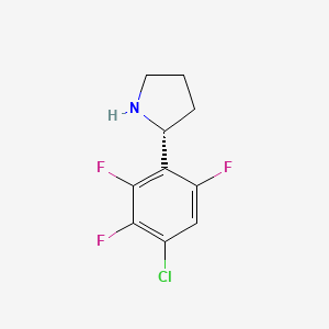 (R)-2-(4-Chloro-2,3,6-trifluorophenyl)pyrrolidine