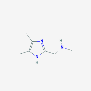 (4,5-Dimethyl-1H-imidazol-2-ylmethyl)-methyl-amine